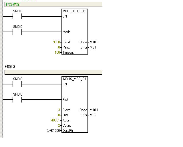 modbus-rtu仪表与S7-200通讯