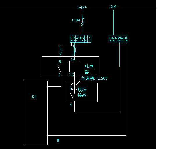 如何防止24V回路中接入220V电压烧坏24V元器件