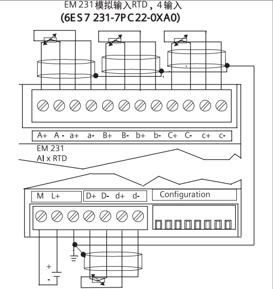 em231rtd模块接线图