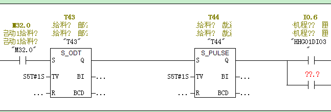 用梯形图编程中文符号注释变乱码