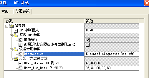 请问DP从站分配参数是什么意思？