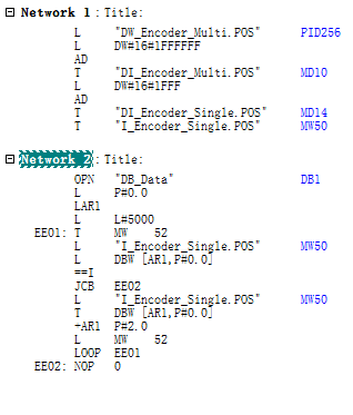 如何在PLC中对编码器的脉冲数做采集归档记录？