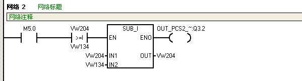 S7 200 梯形图问题