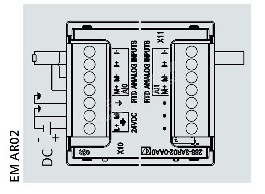 s7200smart 热电阻模块em ar02 接线