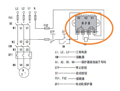 電機綜合保護器的使用與調試_接線圖分享