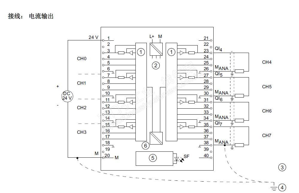 6es7134 4gb11 0ab0 схема подключения